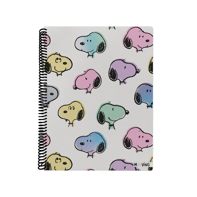 Cuaderno Con Espiral Universitario A4 Mooving Snoopy 80 hojas Rayado Art.1208134